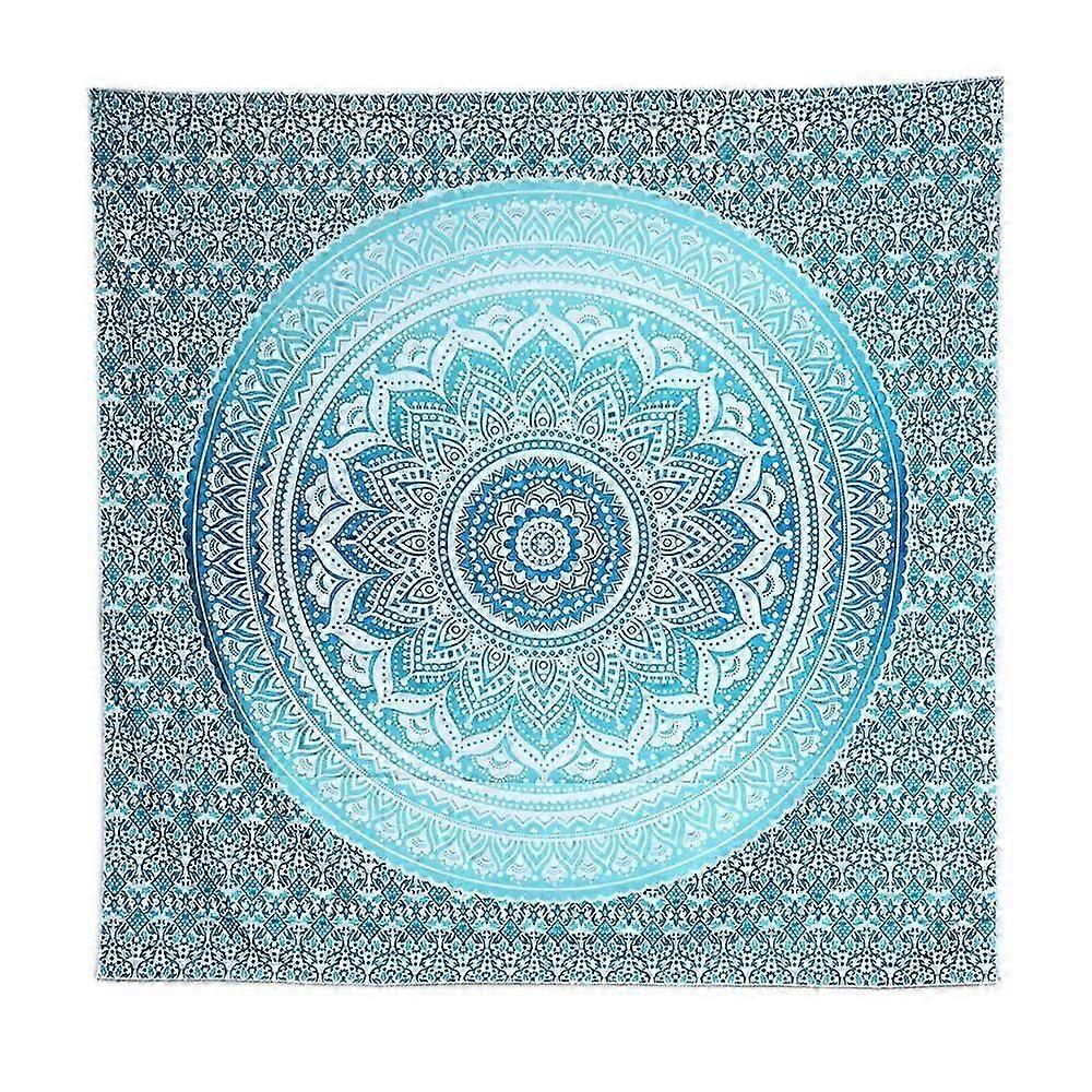Turquoise tapestry for bedroom decoration