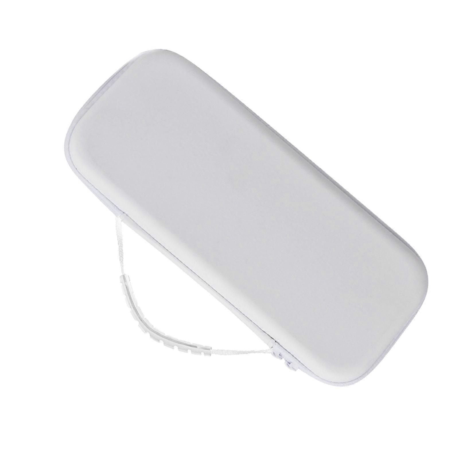 Game Consoles Pouch for Consoles Shockproof Carrying Case with Card Slot Mesh Pocket Scratchproof Storage Box  White