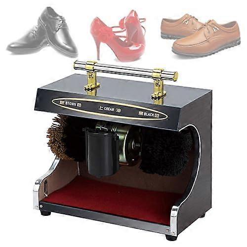 Automatic Electric Shoe Polisher with Induction Technology for Home and Office Use – Titanium Finish