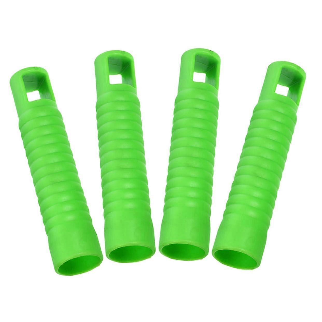 4pcs Mop Holder Set with Spin Mop Handle End Caps and Dustpan Grip Replacement for Home Cleaning