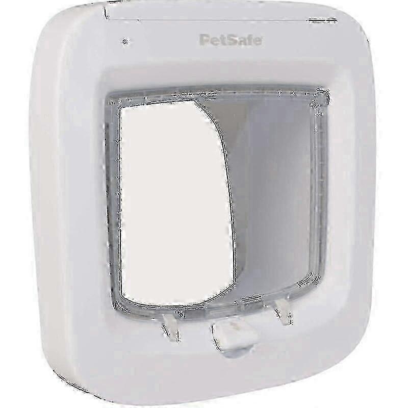 w Microchip Cat Door with Selective Access, Easy Installation, 4 Manual Locking Options, Energy Efficient