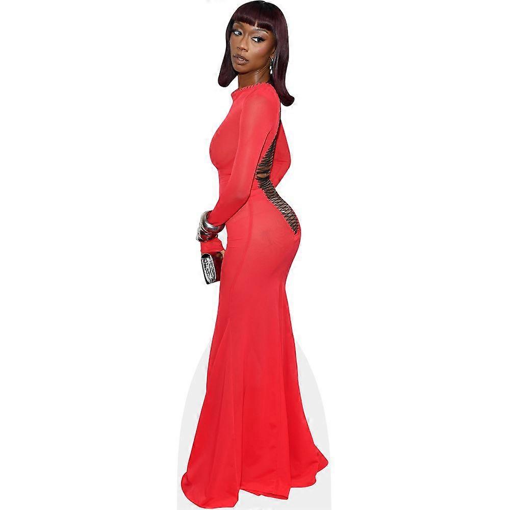 Shayna Mchayle (Red Dress) Cardboard Cutout (lifesize OR mini size). Standee. Stand Up.