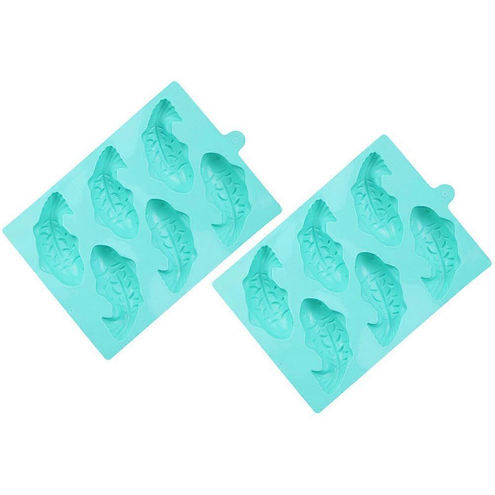 2pcs Carp Fish Silicone Loaf Bread Pan for Baking & DIY