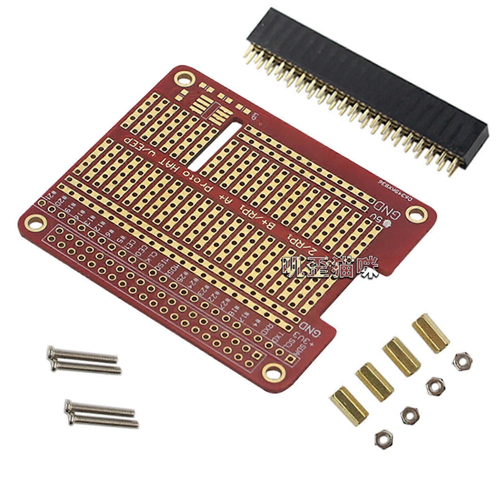 GUYUTING 40-Pin GPIO Extension Board Easy-to-Use DIY Shield for Raspberry Pi 3B/3B+/4B Board