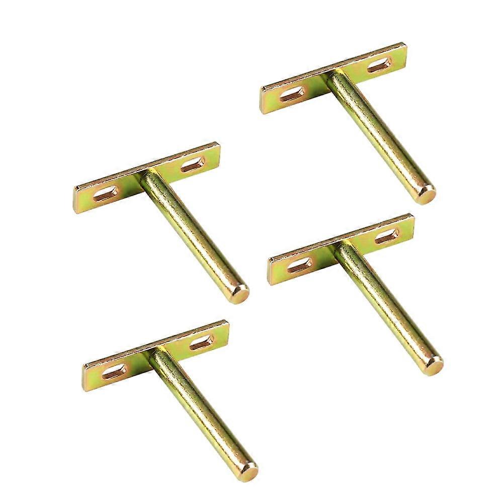 4 Pcs Board Bracket Storage Shelves Shelf Brackets for Floating Holder Concealed Support Blind Hidden