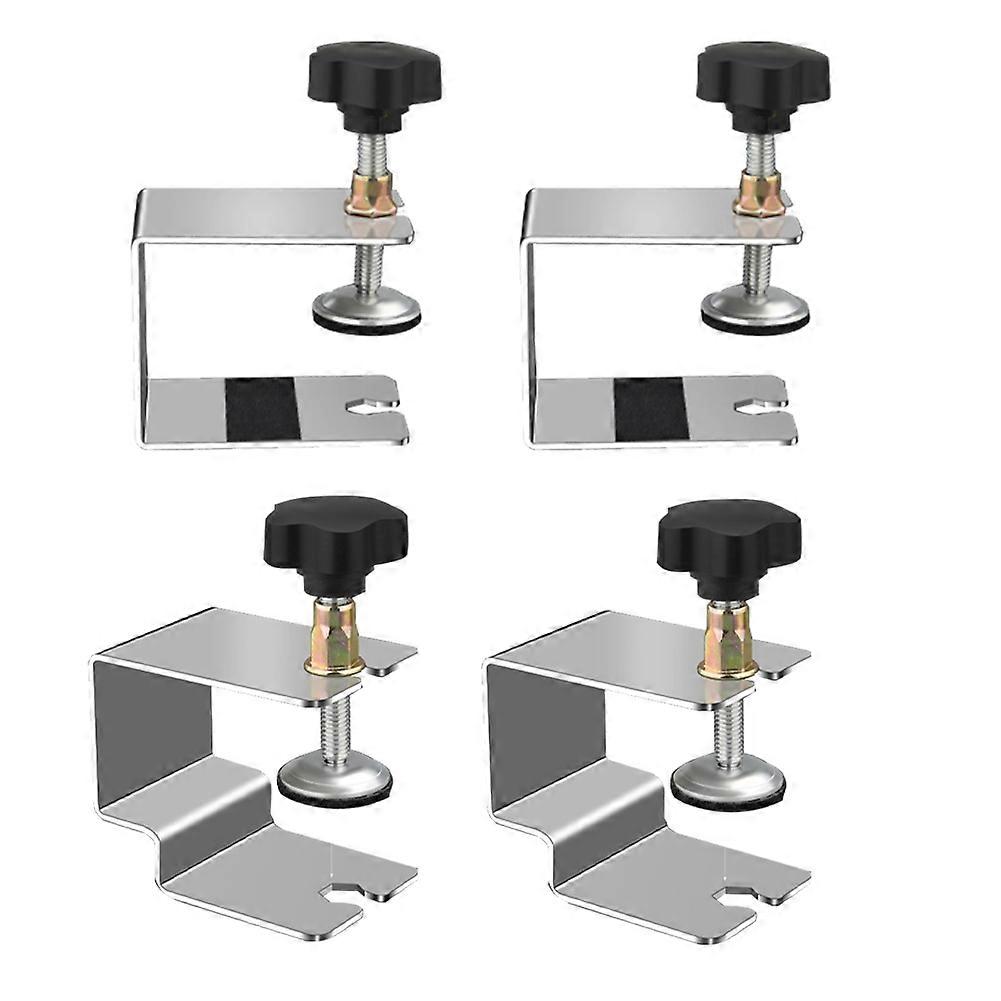 4PCS C Clamp Cabinet Hardware Jig Drawer Fixing Clip for Install Door Drawer Front Knobs Pulls Handles Woodworking Tools