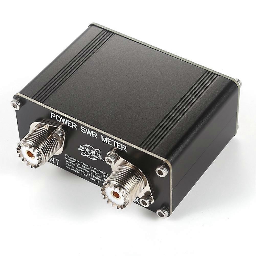 SWR Power Meter 1.6-50MHz 150W SWR HF Shortwave Standing Wave Meter FM/AM/CW/SSB with Display