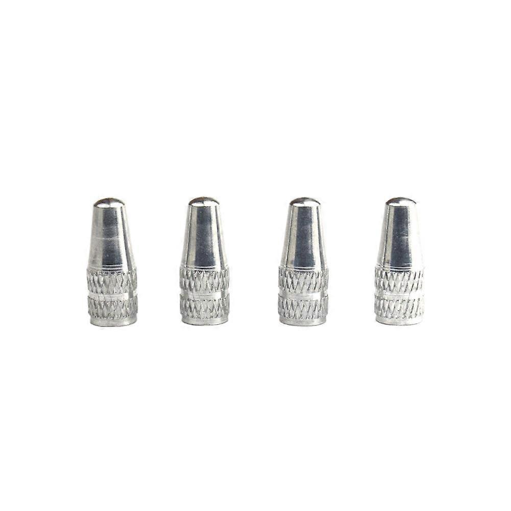 Aluminum Presta Valve Caps with Built-In Valve Core Remover Tool Dust Moisture Protection for Bicycle Tires
