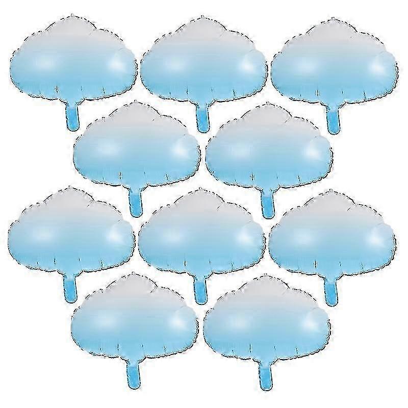 10pcs Cloud-Shaped Balloons for European Markets