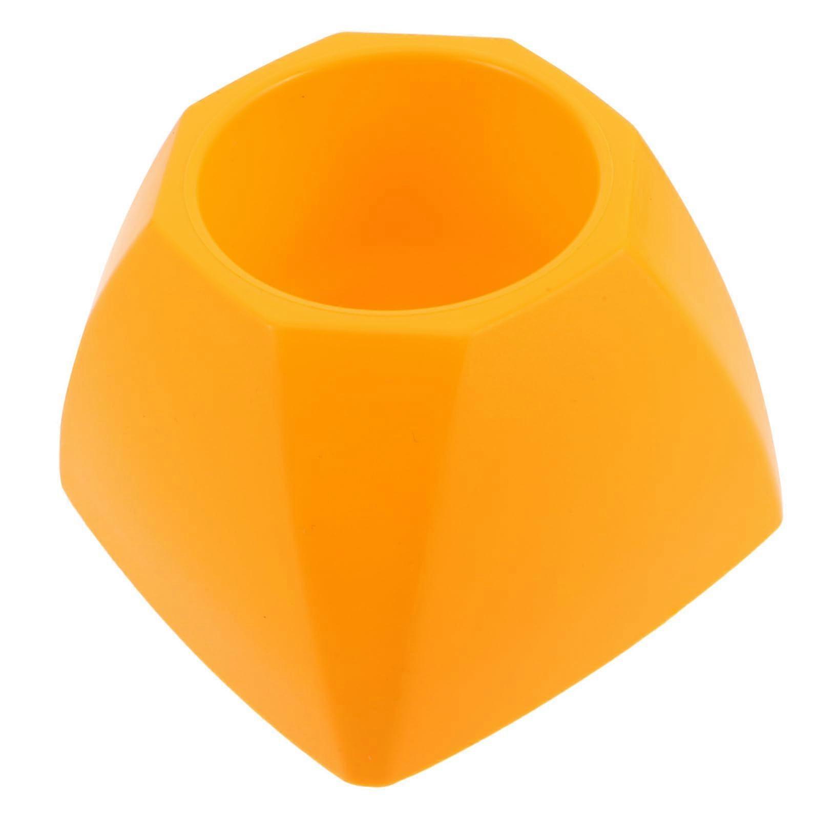 Toilet Brush with Octagonal Base Lightweight Plastic Holder for Easy Bathroom Cleaning