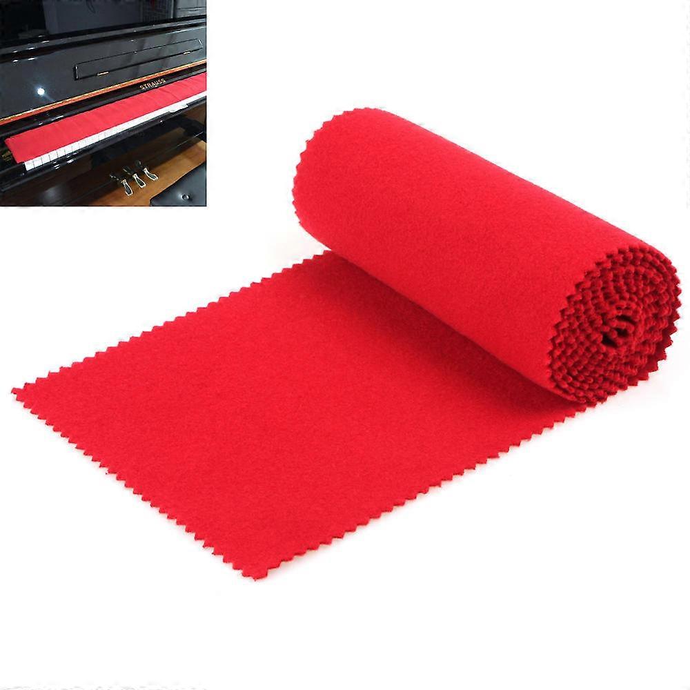 Red Soft Piano Key Cover Keyboard Protector Dust Cover