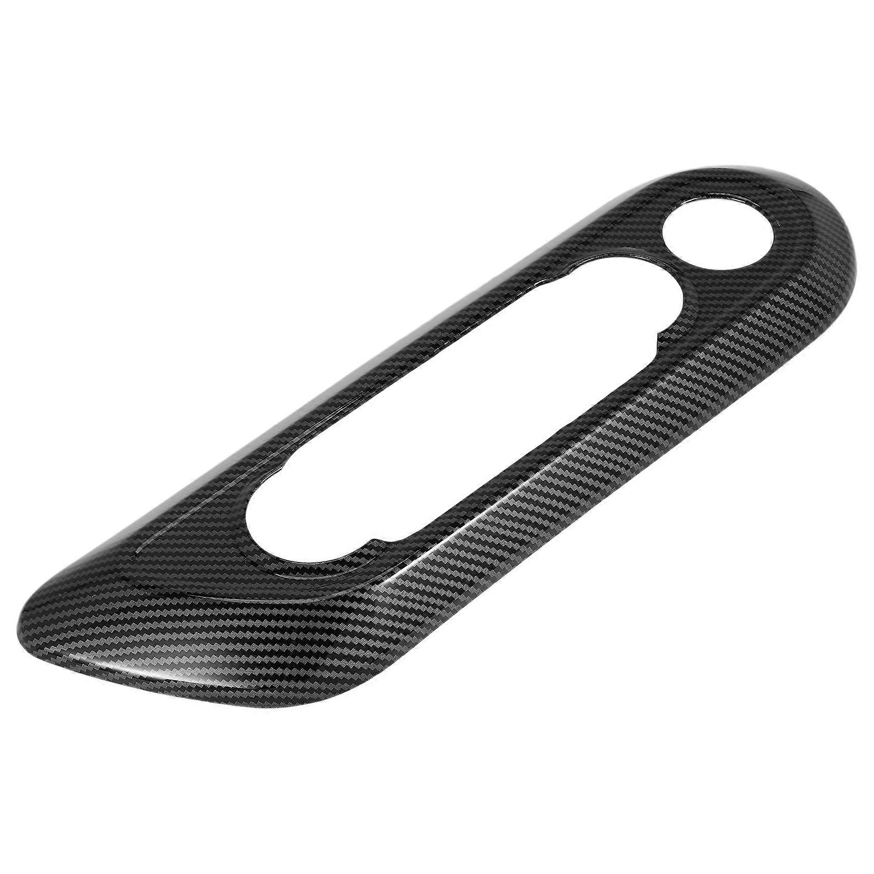 Air Conditioning Button Panel Frame Anti-Scratch and Wear-Resistant for Toyota Reiz Raize Carbon Fiber Pattern