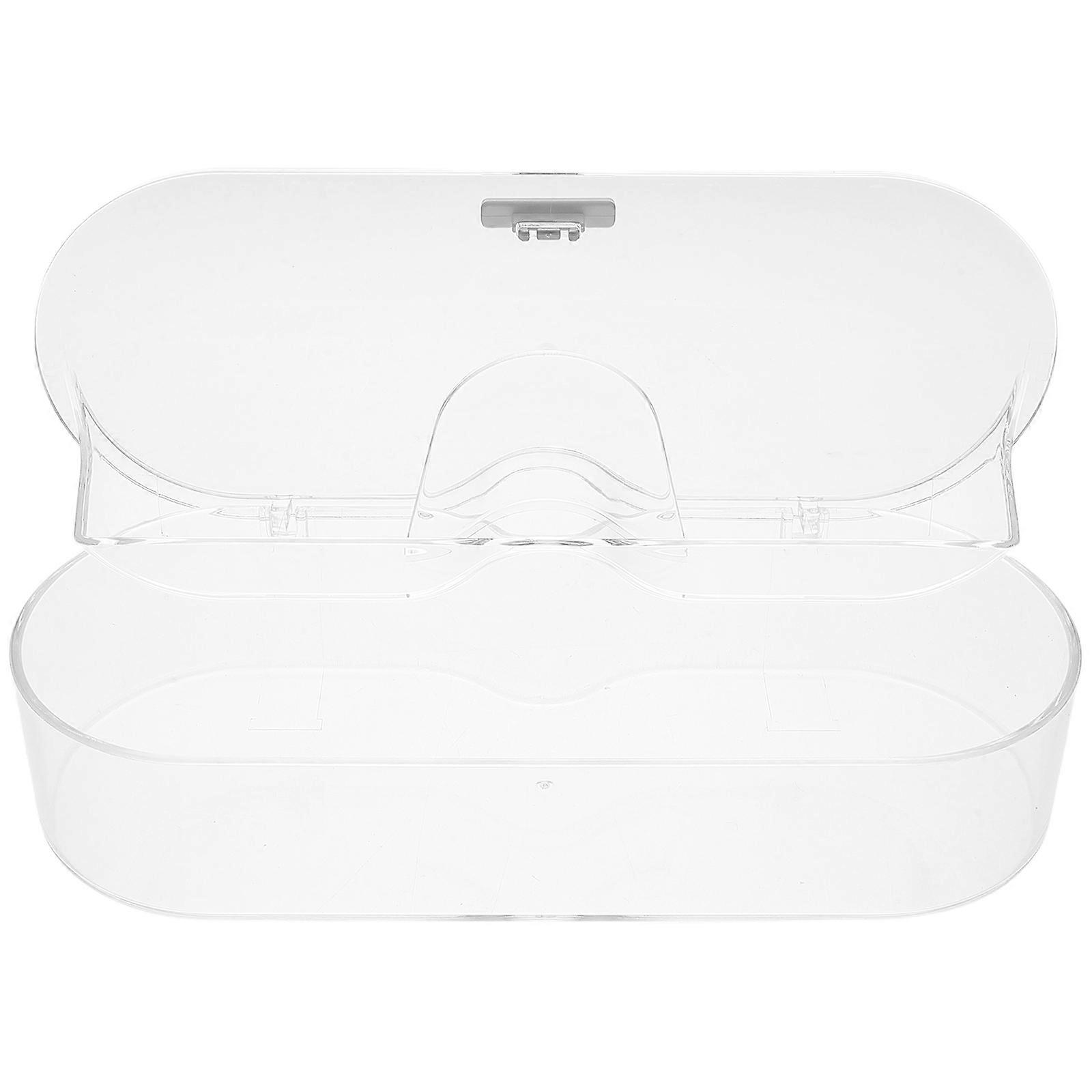 Wall Mounted Eyeglasses Display Holder Acrylic for Storage Use Transparent