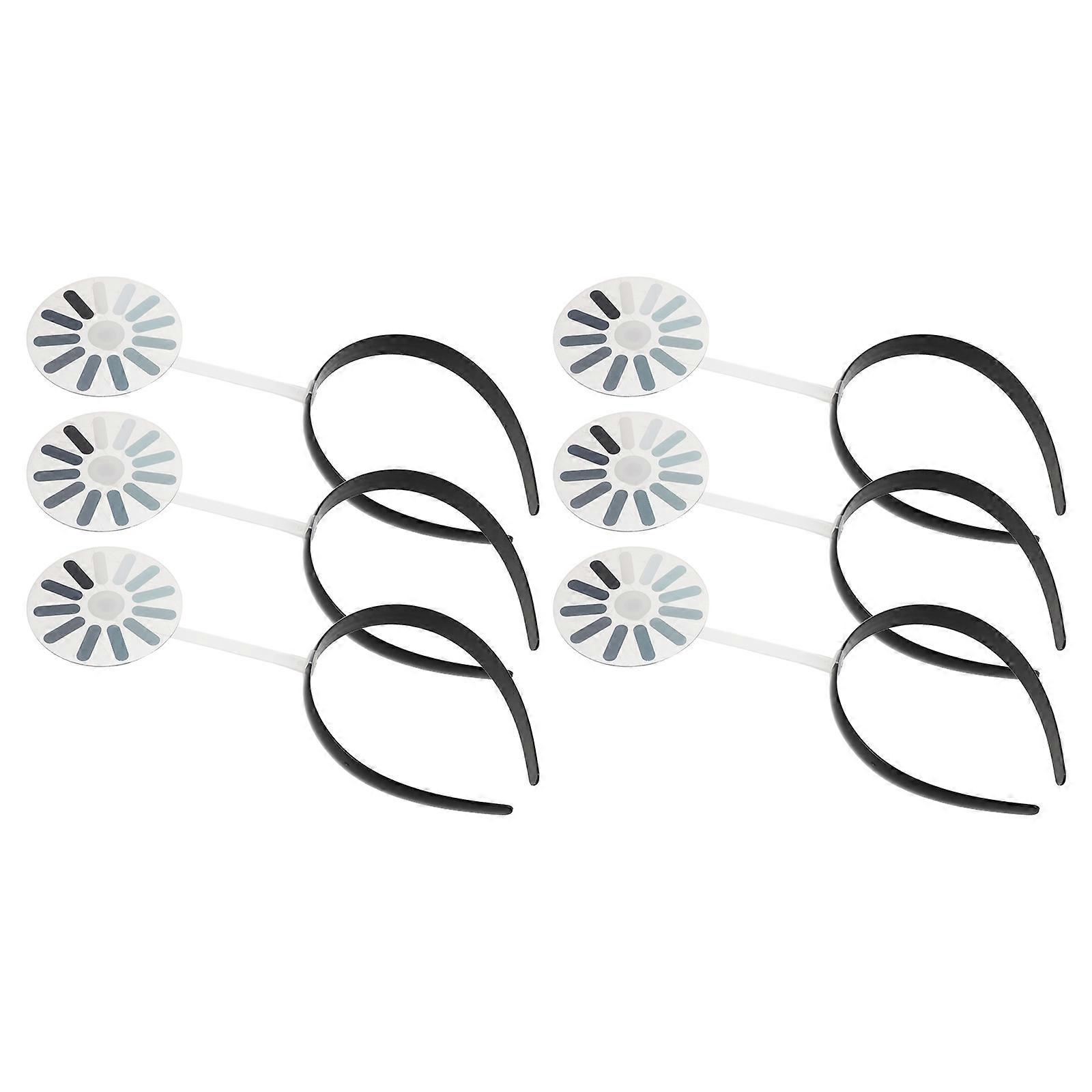 Transparent Loading Creative Headband for Parties 6Pcs Set