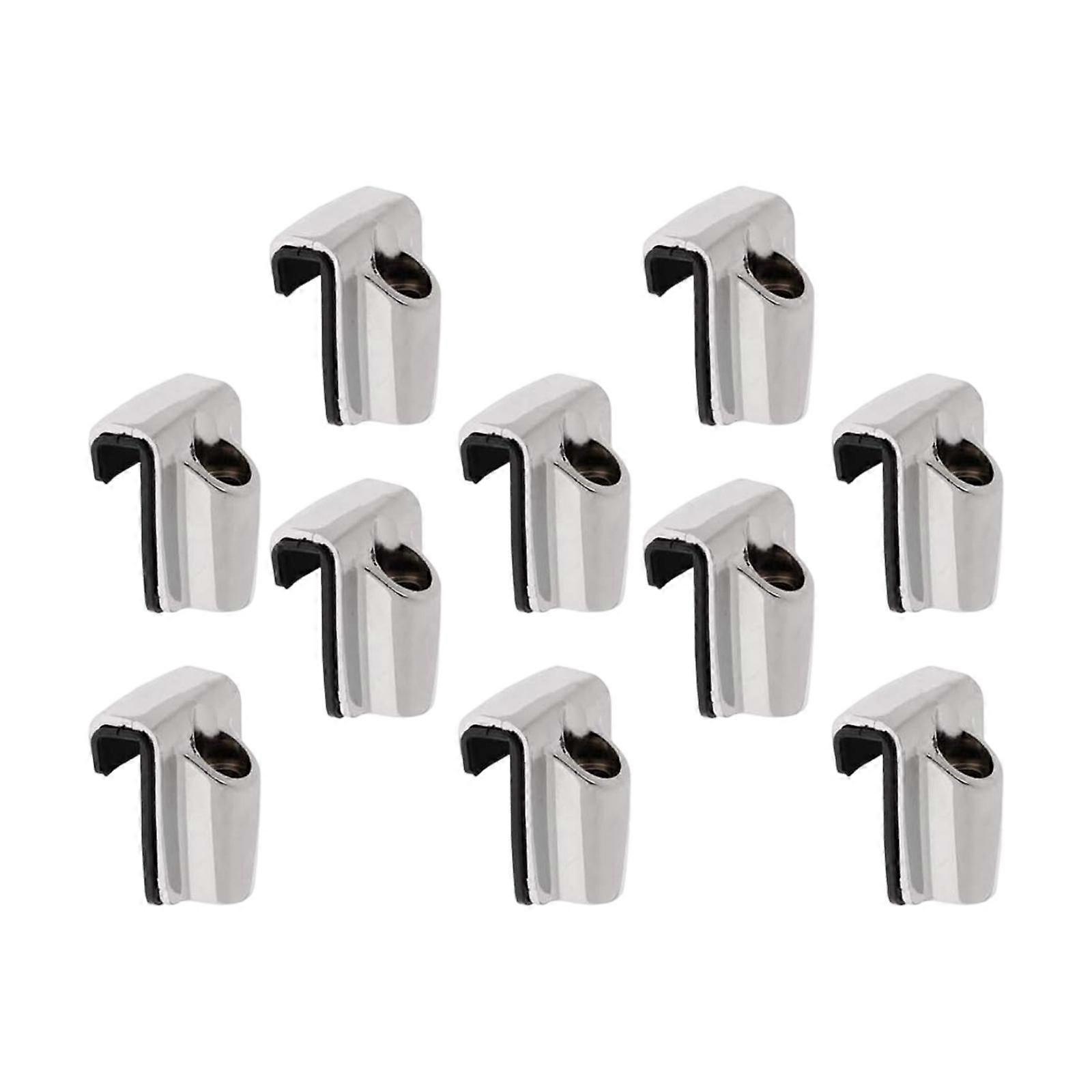 10x Bass Drum Claw Hooks Strong Upgrades Good Strength with Rubber Gaskets
