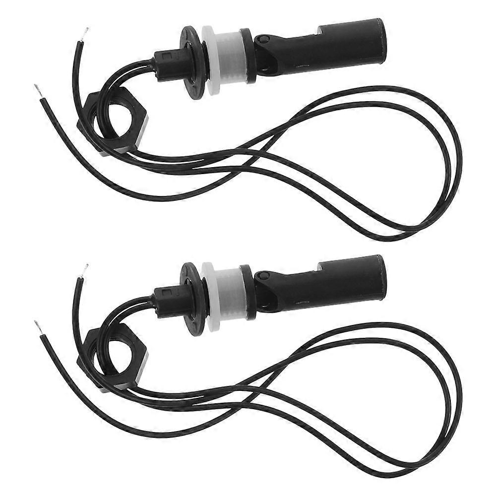 2pcs Horizontal Water Level Float Switch Side Mounted Sensor for in Aquarium and Hydroponics Accessories