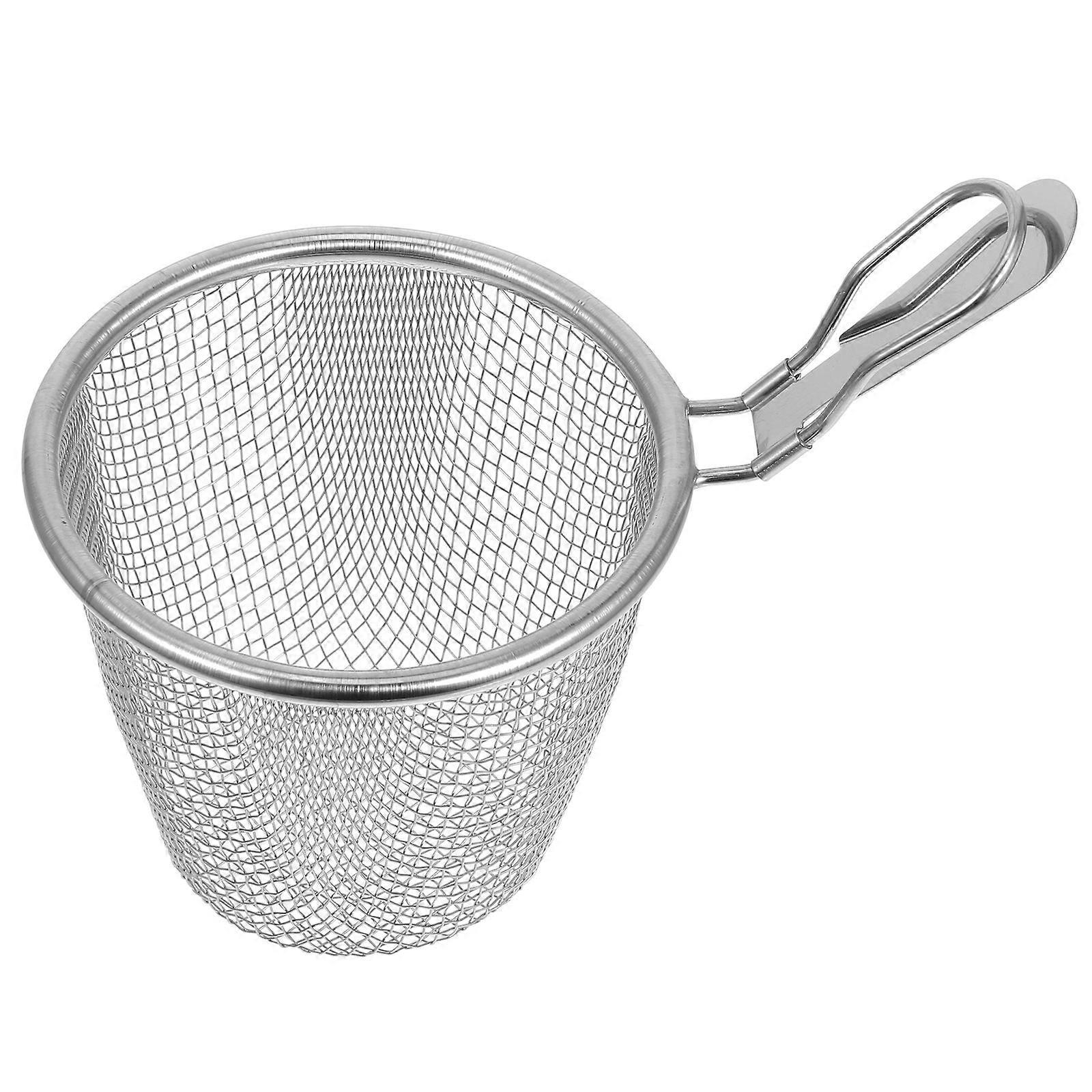 Kitchen Leak Spoon Strainer Stainless Steel with Handle