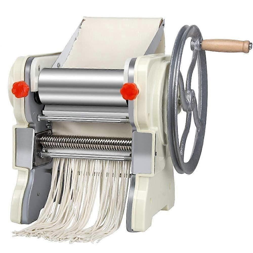 Electric Pasta Maker with Fully Automatic Operation for Fresh Homemade Noodles, Silver 32.1x30x27.5cm