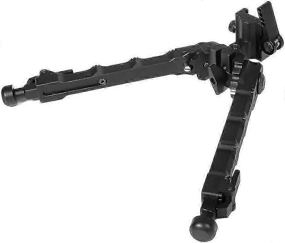 Picatinny Bipod Rifle Air Rifle Airsoft Bipod Extendable Swivel Pivot Tiltable Joint Camera Converter Black 1Pc