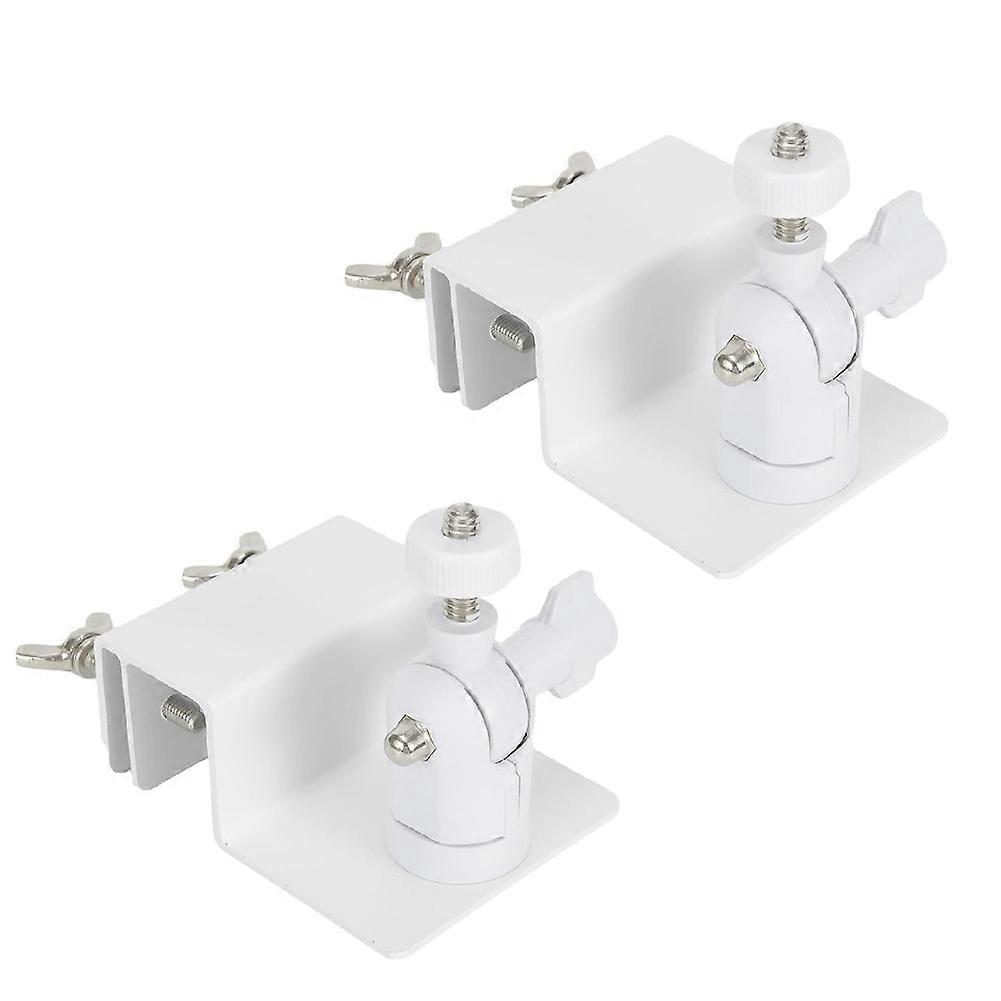 2 Pack Gutter Mount Compatible for Ring Solar Panel, 360°Adjustable Universal Panel Ring Gutter Mount for Arlo, Eufy