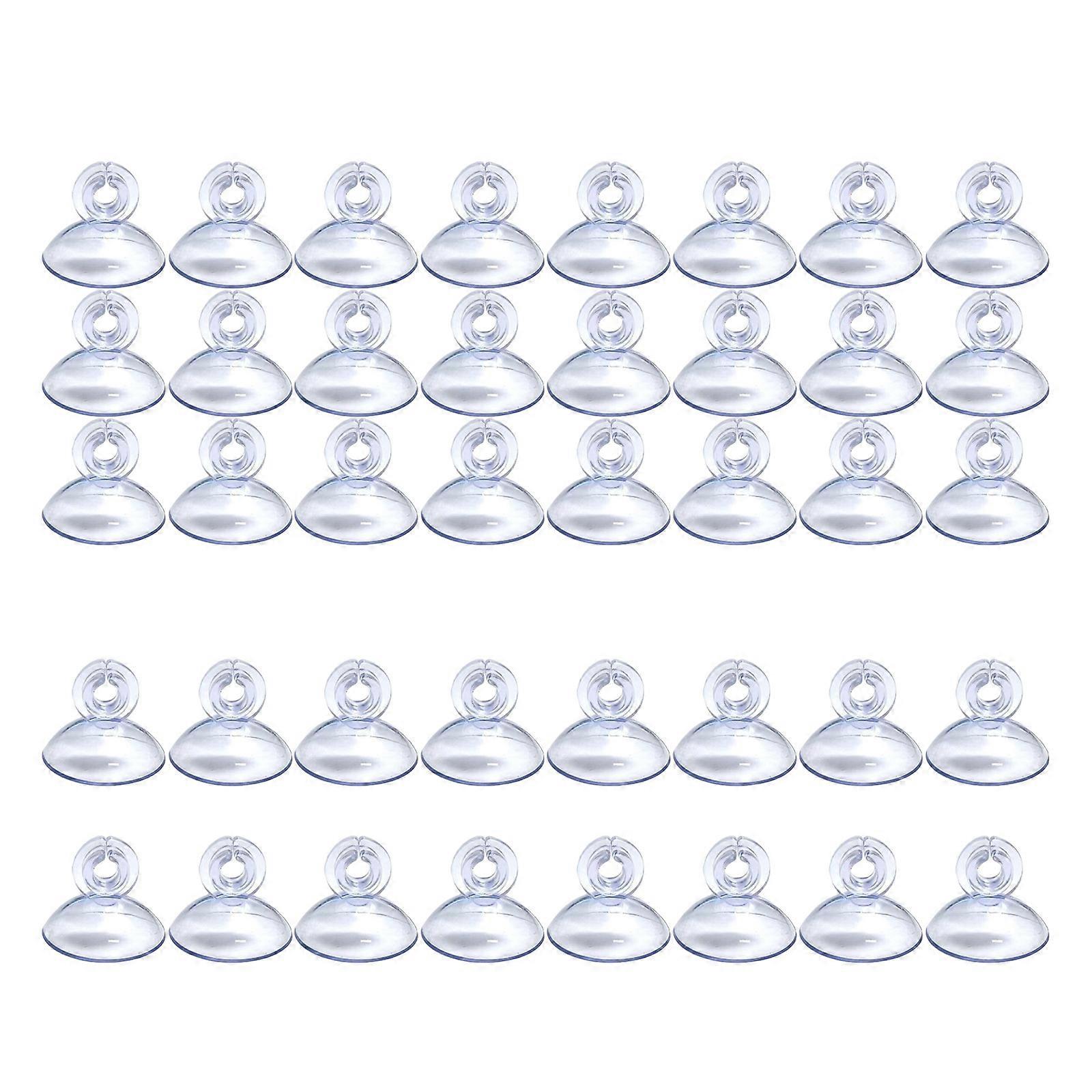 40pcs Mini Suction Cups Ensuring Secure Attachment for Light Chain Simple Press on Smooth Surfaces Durable Construction Multicolor