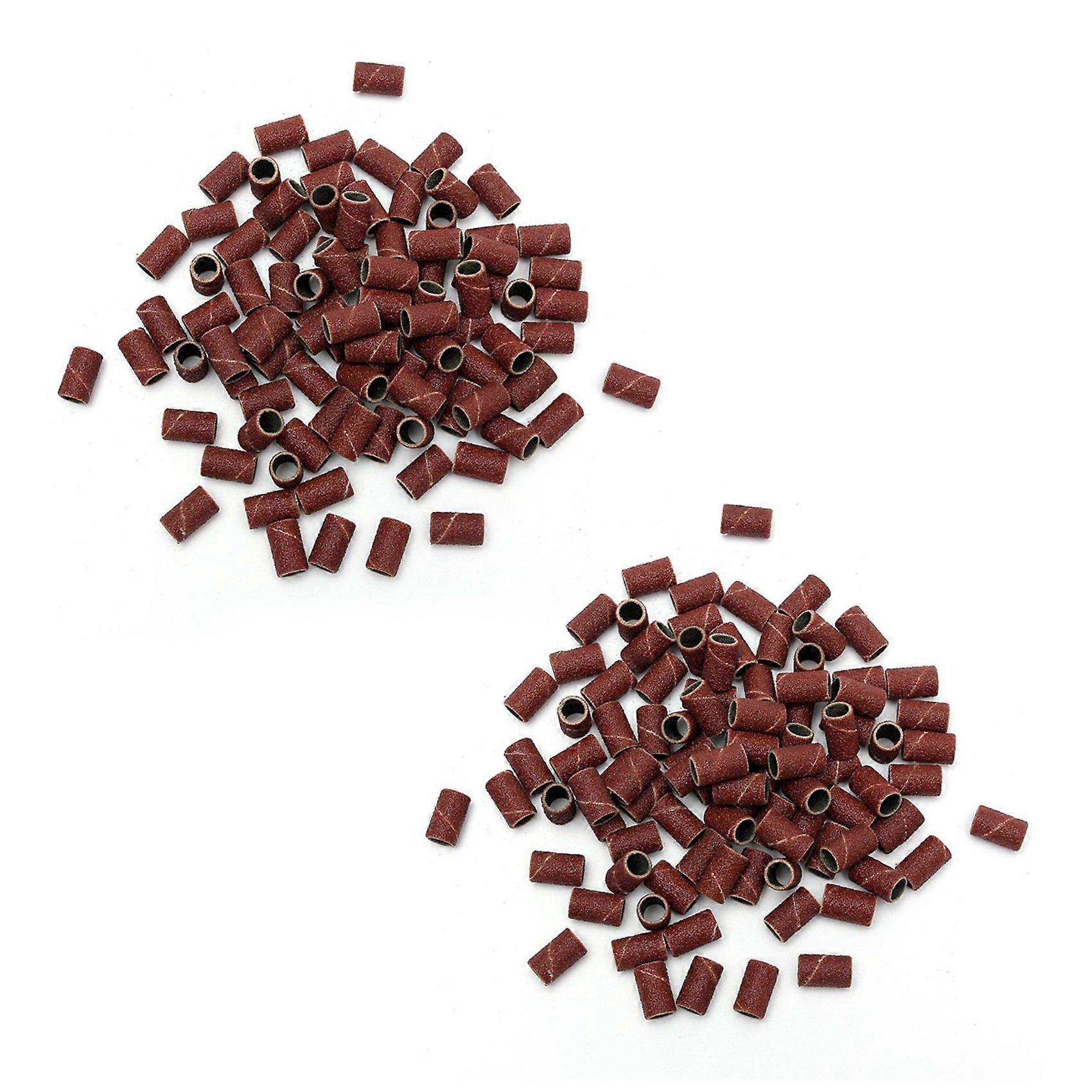 200 PCS Nail Drill Sanding Band Machine Replacement Bits Pedicure (80 )