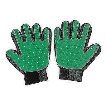 Pet Glove Grooming Tool Pet Hair Remover Mitt With Enhanced Five Finger Design 26s