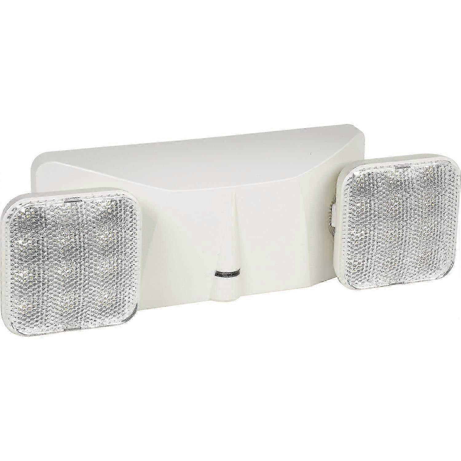 2026 2 Head Square LED Emergency Unit w/Adjustable Optics and Ni-Cad Battery Backup
