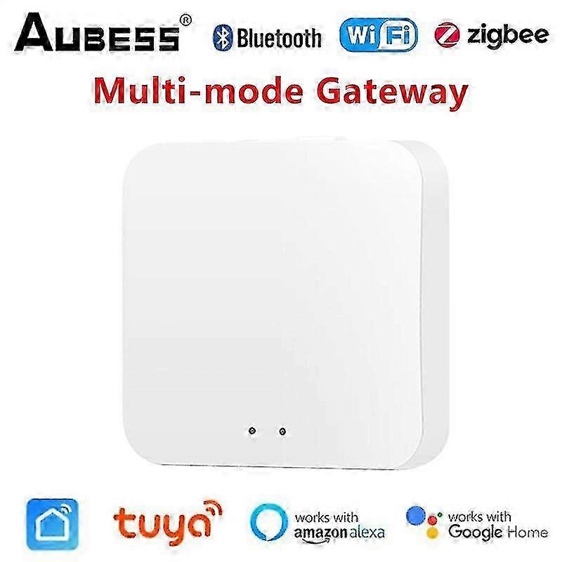 2025 Tuya Smart Gateway Hub Multi-mode Wifi Bluetooth Zigbee Smart Home Bridge App Wireless Remote