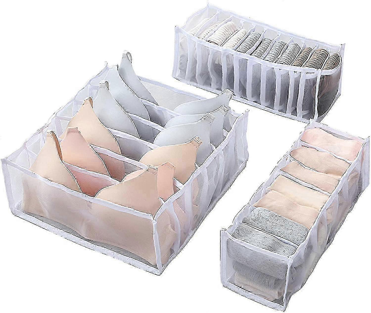 3pcs Underwear Storage Boxes Of Different Specifications 26-27s