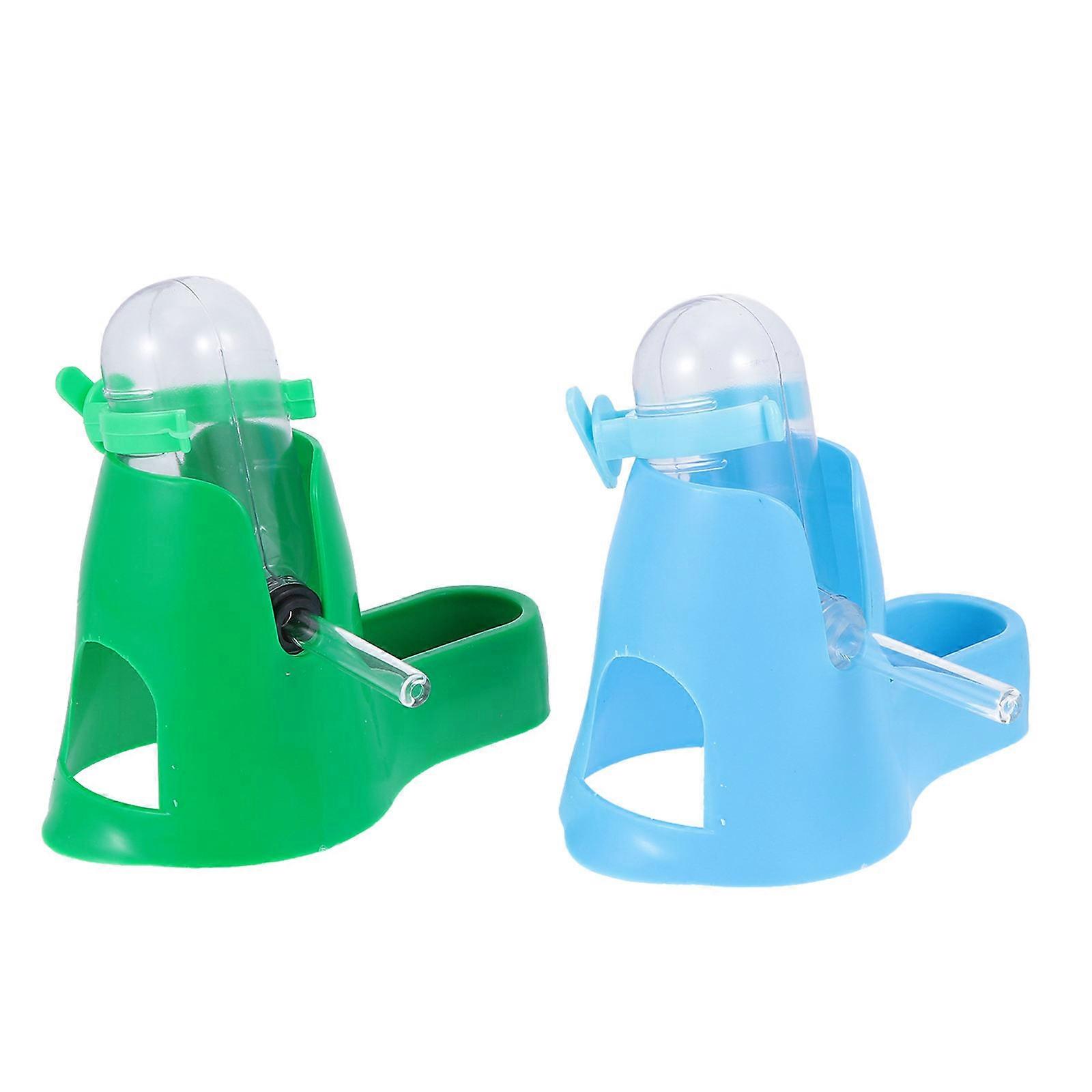 Pet Water Bottle Automatic Water Feeder with 6Pcs for Hamsters