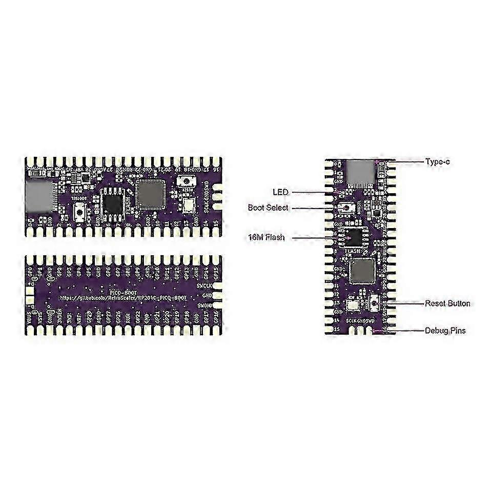 For Raspberry Picoboot Board Kitgc2sd Card Reader 25-26s