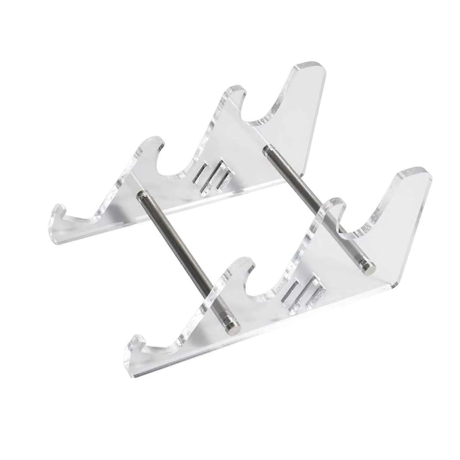 Acrylic Keyboard Stand with Ergonomic Typing Angle, Clear Mechanical Display Rack for Desk Gaming