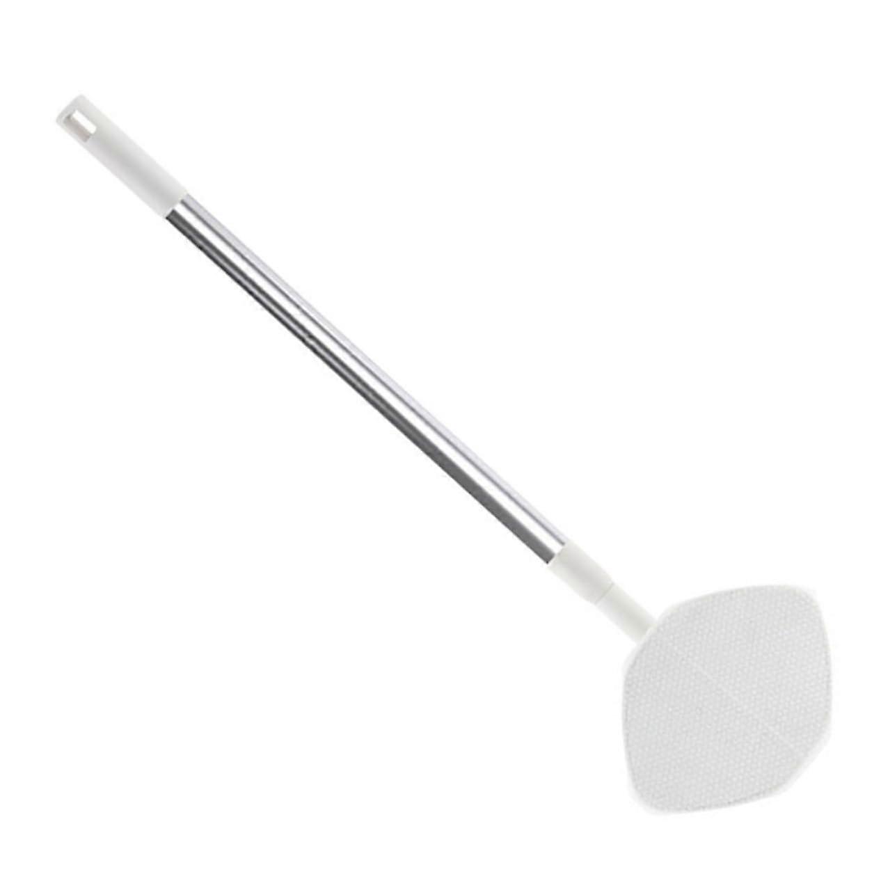 Rotating Flat Mop with Telescopic Handle for Hardwood Floors and Triangular Head Corner Cleaning