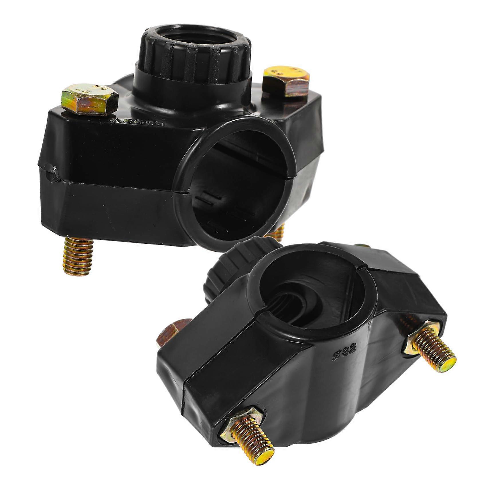 Water Hose Connector Saddle Valve Set for Irrigation Systems, Easy Installation and Durable Construction