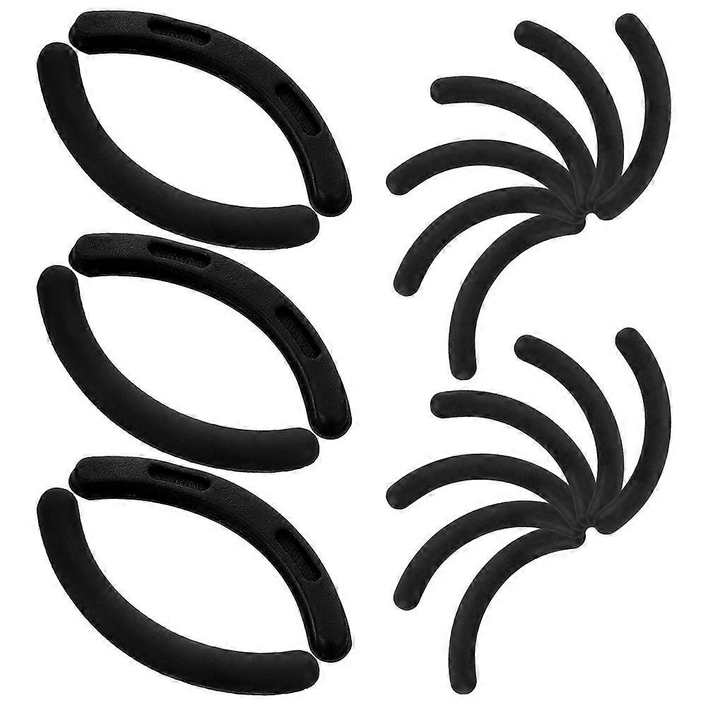 Eyelash Curler Replacement Pads for Soft Rubber Use 240Pcs Black