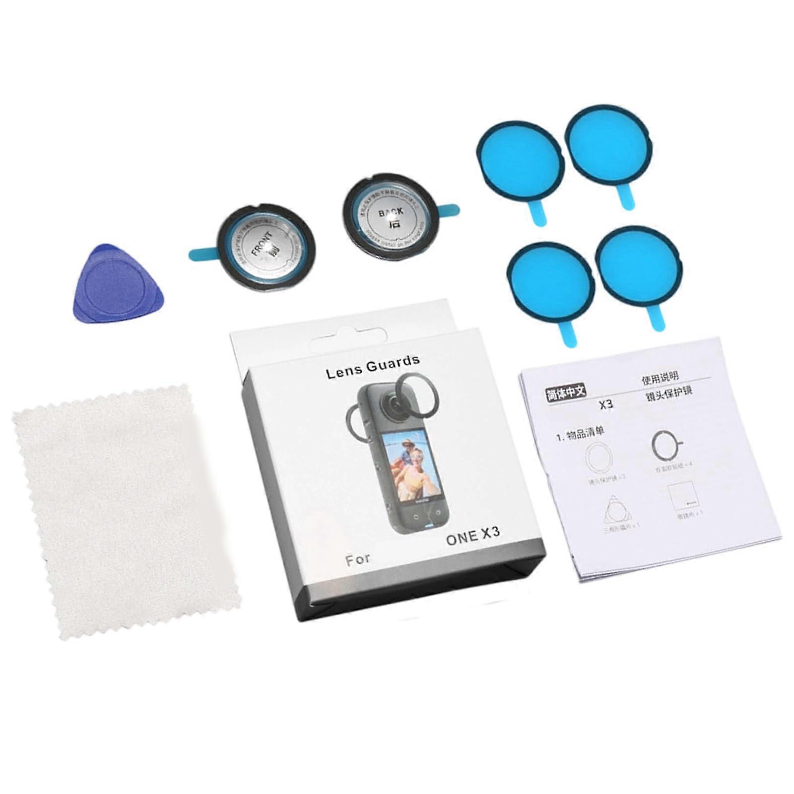 Waterproof AntiScratch Tempered Glass 360 Camera Lens Protector with Quick Release Design