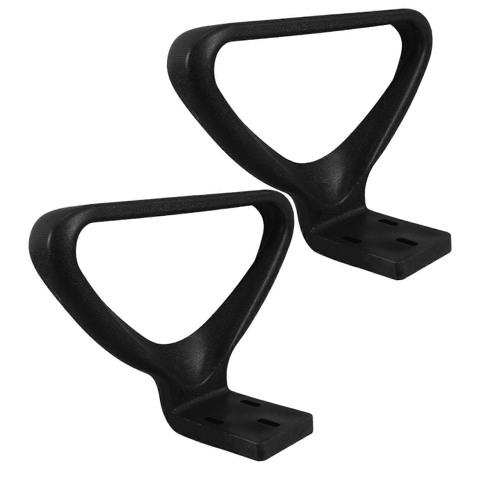 2pcs Office Chair Armrest Replacement Pads Ergonomic Cushioned Support Universal Fit