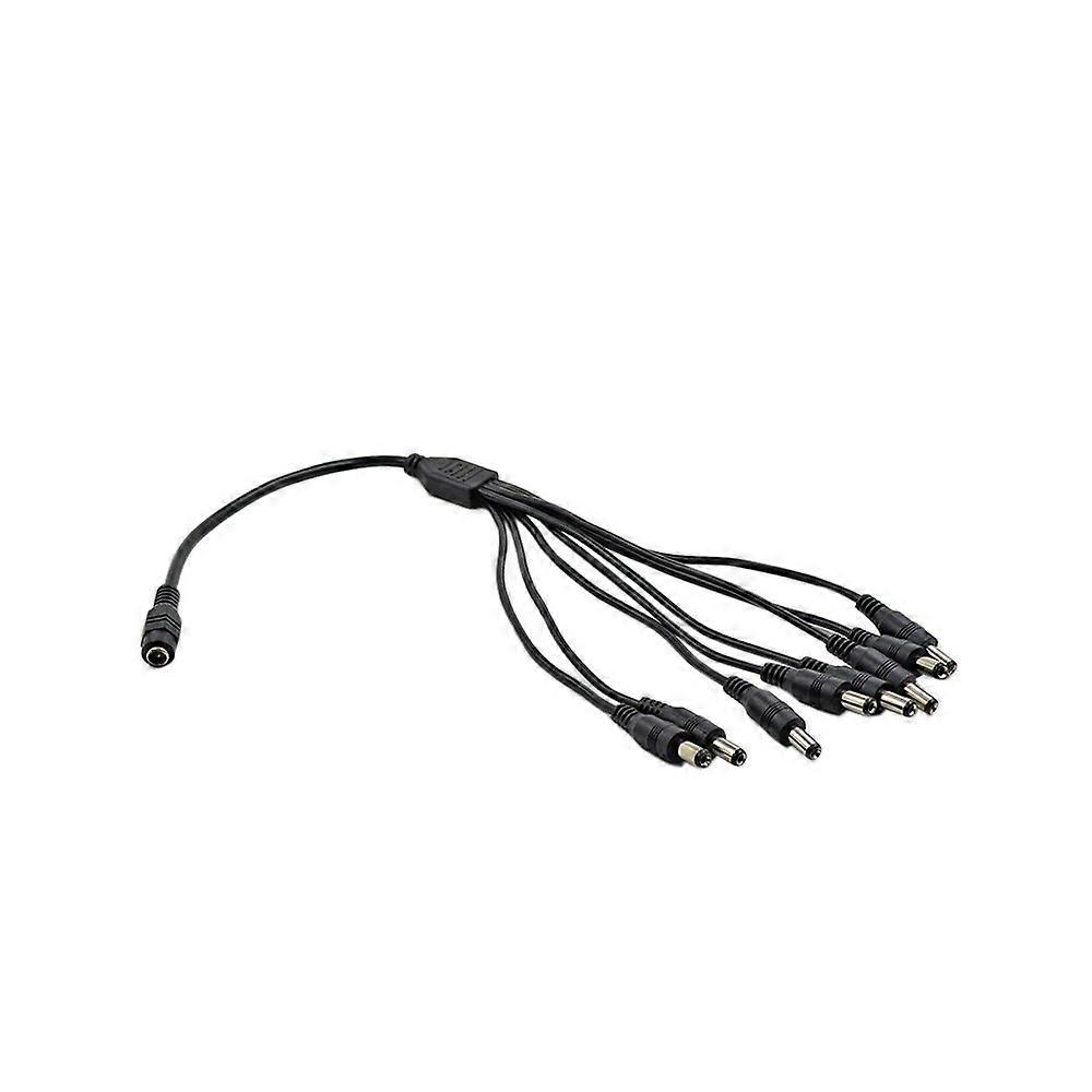 1 to 8 DC Power Splitter Cable for MultiDevice Power Distribution and Clutter Setup