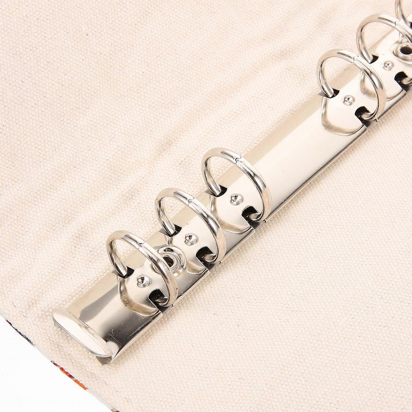 Cloth Scrapbook Budget Notebook Shell for Writing Blue Protective Cover