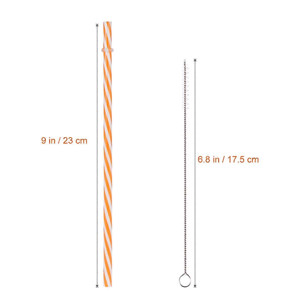 Reusable Drinking Straws Thick Straws for Drinking Use 25Pcs