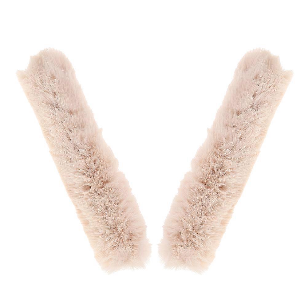 Soft Plush Bag Strap Pad Handbag Strap Wrap Easy Install 2Pcs for Tote Bags