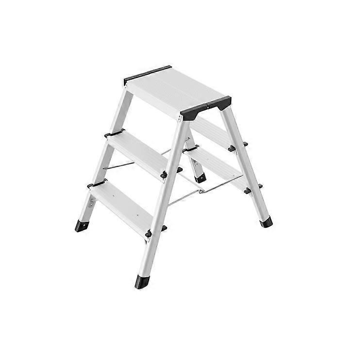 Hailo D60 Double Access Step Stool 2x3 Steps Folding Aluminum