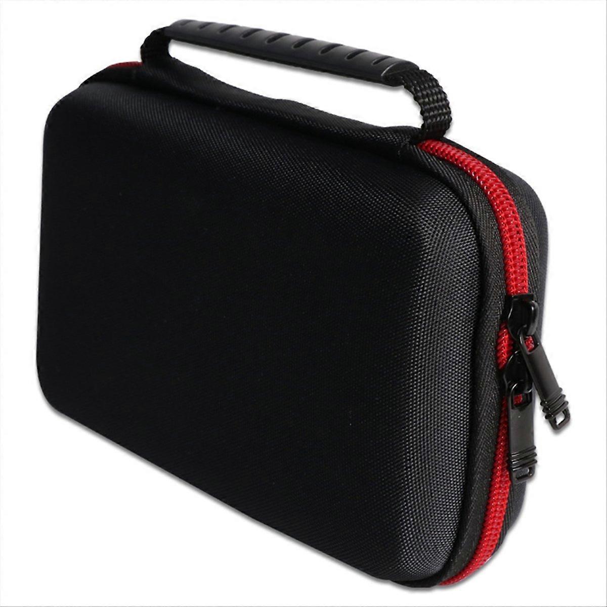 Game Console Hard Shell Carrying Case for XL Red & Black