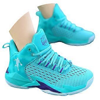 Boys Sneakers Closed Toe Non- Soft Sole Lace Up Mesh Athletic Running Shoes Kids Stylish Indoor Outdoor Wear Sneaker,Sky Blue,31