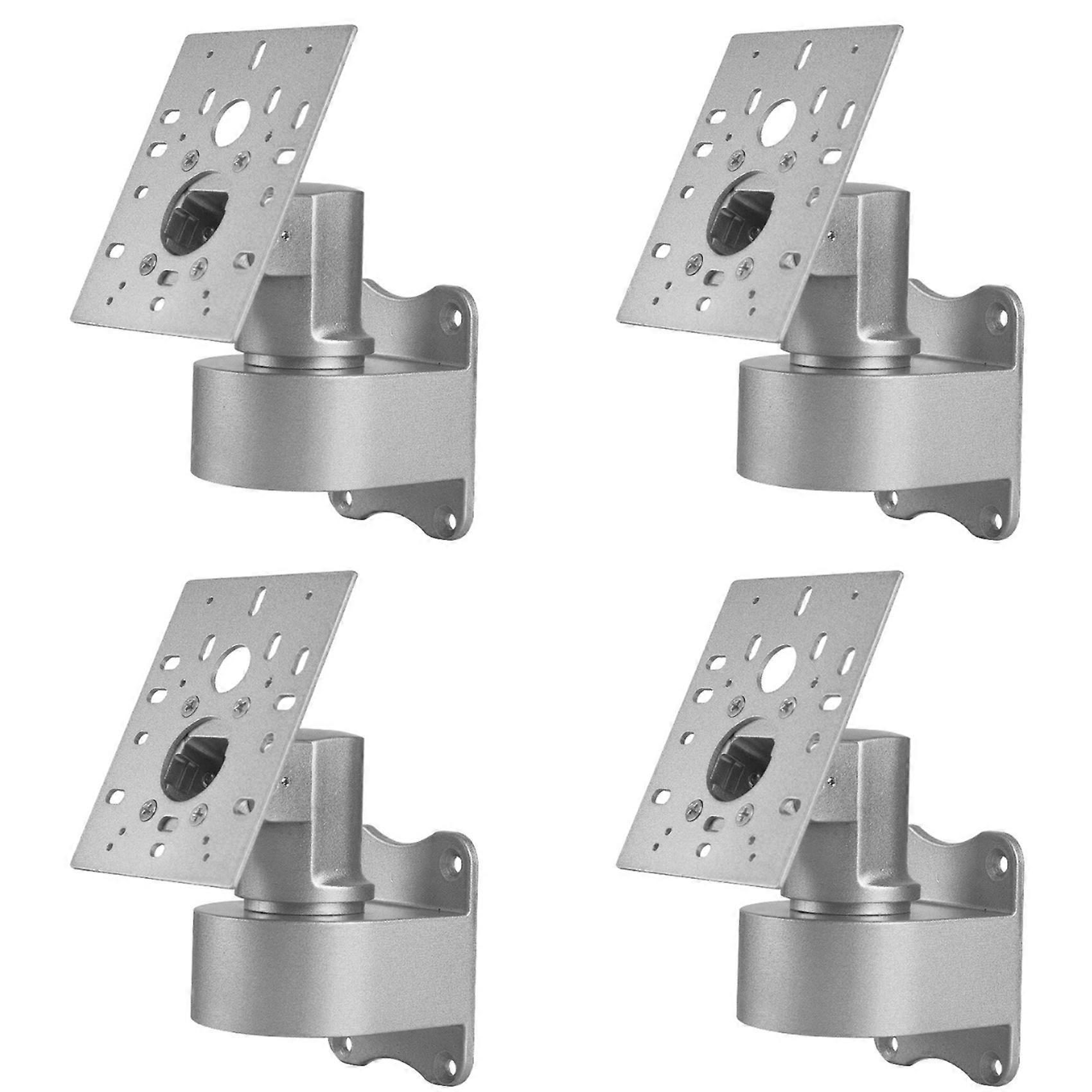 4X Wall-Mounted Bracket Face Recognition Machines Access Control Multi-Angle Adjustment Universal Aluminum Alloy Base
