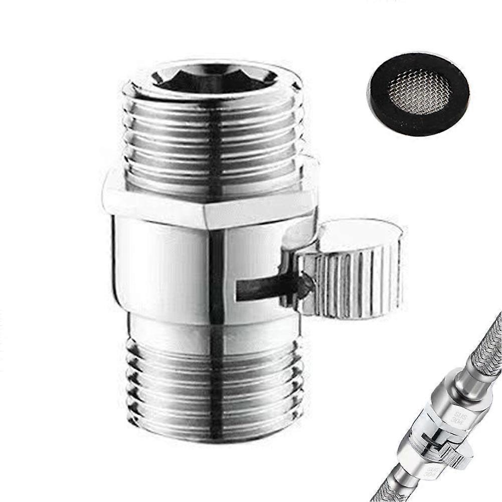 .Shower Flow Control Angle Valve Brass Handheld Water / Device Volume Adjust B
