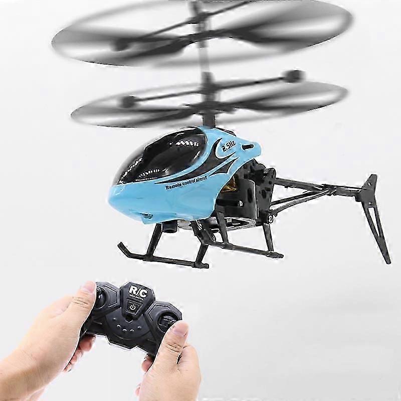 Way Remote Control Helicopter with Light Usb Charging Fall Resistant Mini