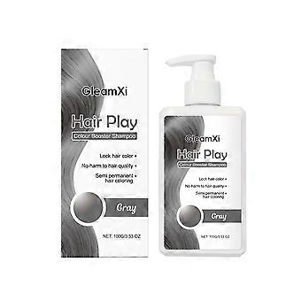 Shampoo para cabelos grisalhos temporários, realça a cor, para um tom de cabelo elegante e moderno, para uso diário.