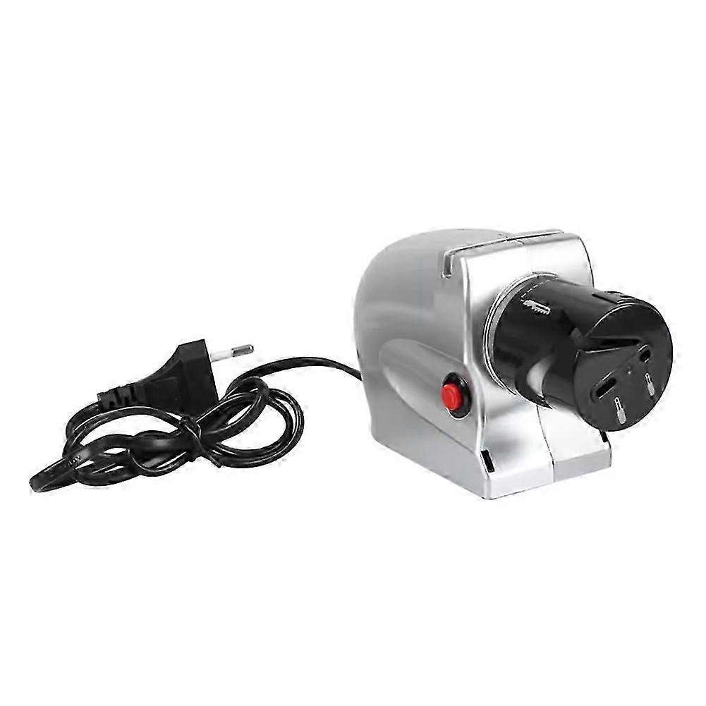Sharpener Household Fully Automatic Electric Sharpening Light Home Kitchen Sharpening Tool (EU Plug)